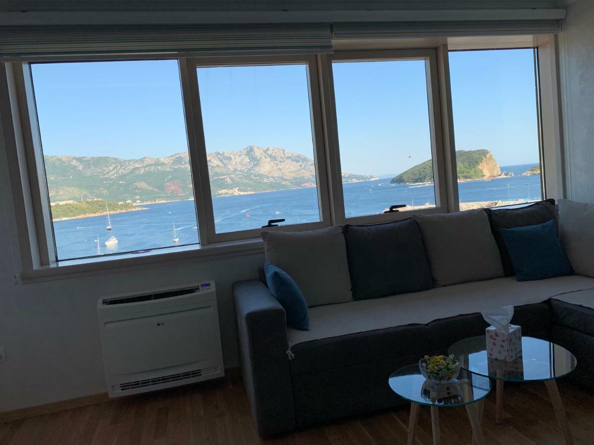 Panoramic Sea View 3-Bedroom Apartment 50 M From The Sea Budva Zewnętrze zdjęcie