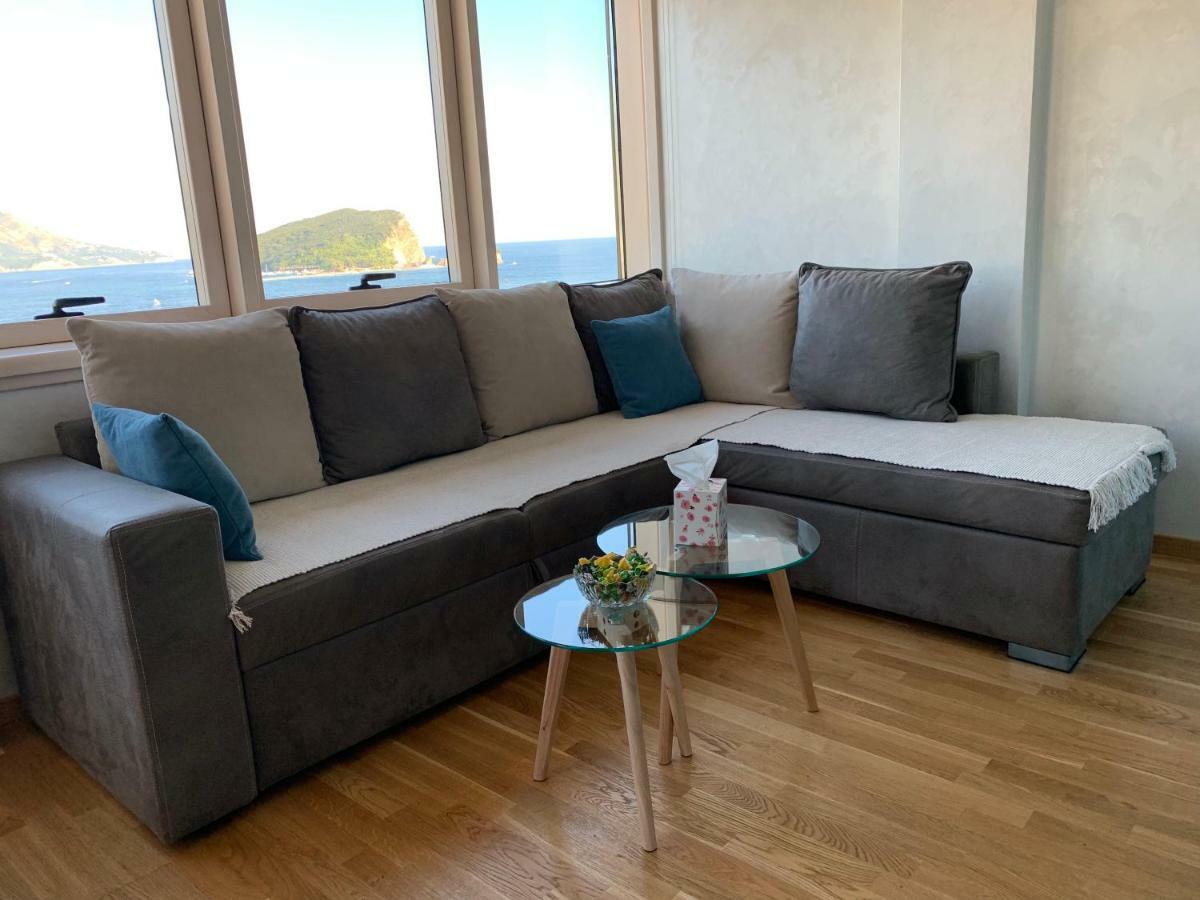 Panoramic Sea View 3-Bedroom Apartment 50 M From The Sea Budva Zewnętrze zdjęcie